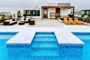Отель Exclusivo Departamento Con Vista Al Mar  Лима